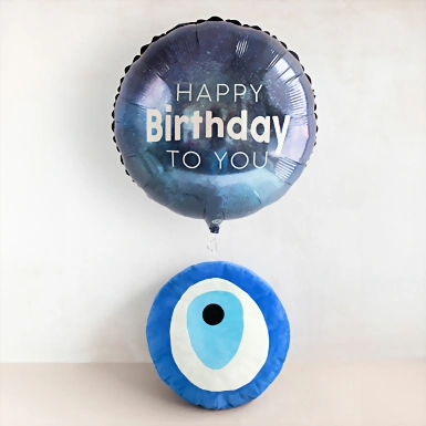 Ojo Turco Peluche con Globo Cumpleaños 20850