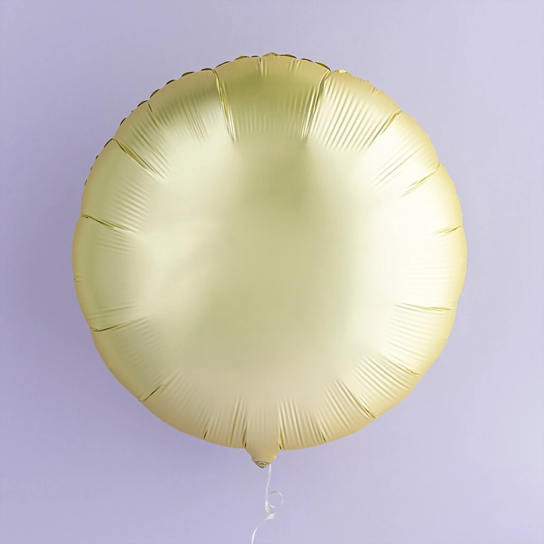 Globo Redondo Amarillo Pastel 21023