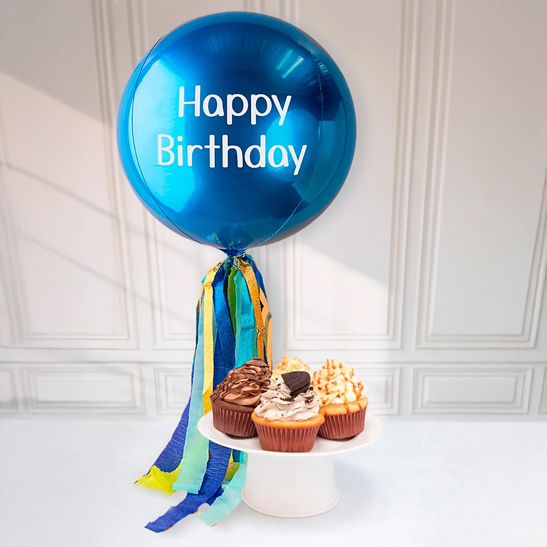 Muffins Mil Miel and Blue Ballon 21104