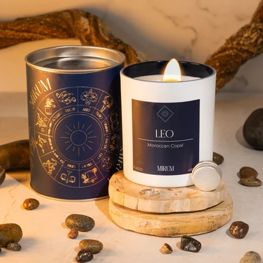 Vela con Anillo Signo Leo Mirum 400 ml 21124