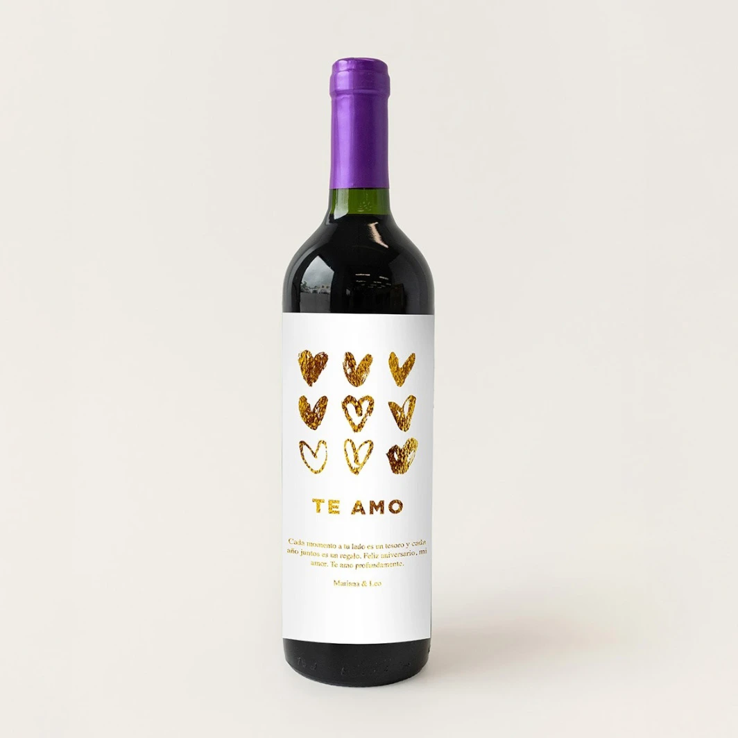 Personaliza Vino concha y toro con etiqueta "TE AMO" 21171-P