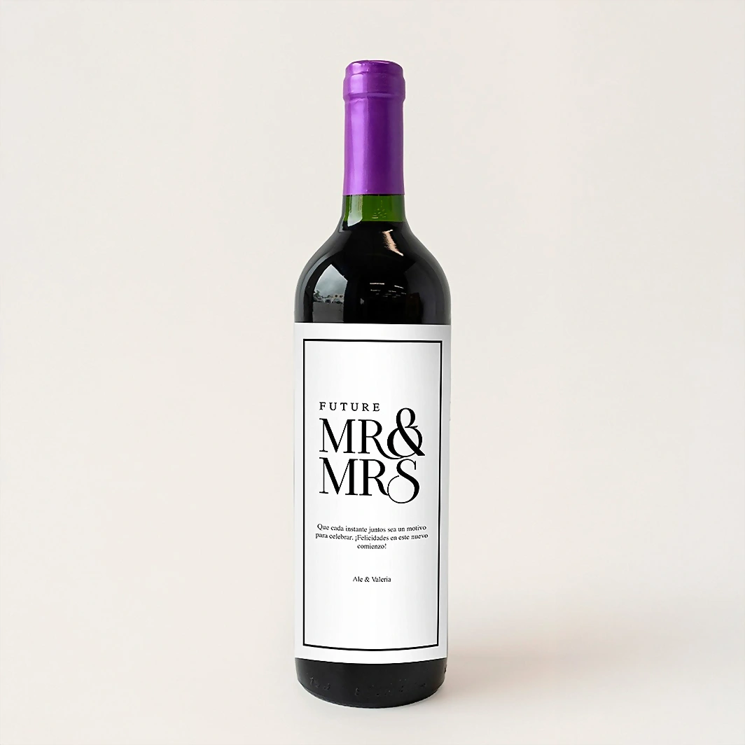 Personaliza Vino concha y toro con etiqueta "Mr&Mrs" 21229-P