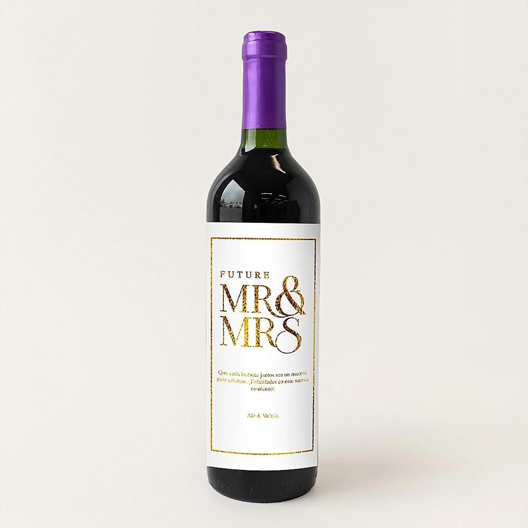 Personaliza Vino concha y toro con etiqueta "Mr&Mrs" 21230-P
