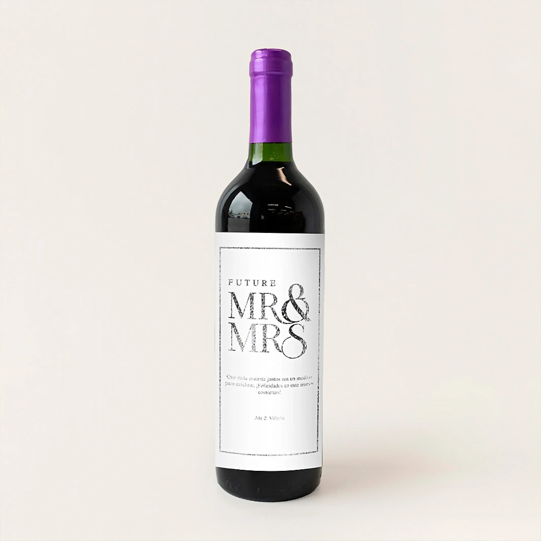 Personaliza Vino concha y toro con etiqueta "Mr&Mrs" 21231-P