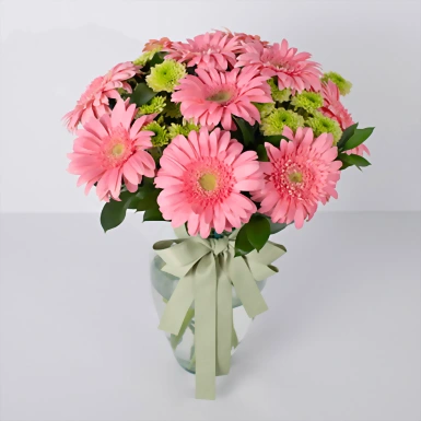 Pink Gerbera Arrangement 21315
