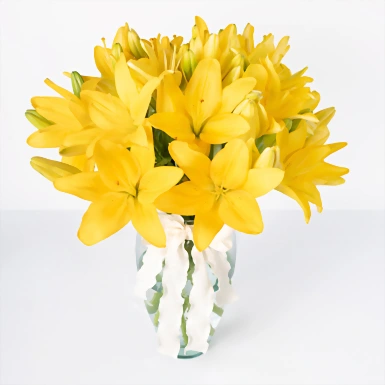 Arreglo de 15 Lilys Amarillas  21365
