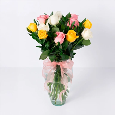 Arreglo de 12 Rosas Combinadas 21376