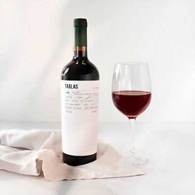 Vino con Distintivo Happy Birthday 21447