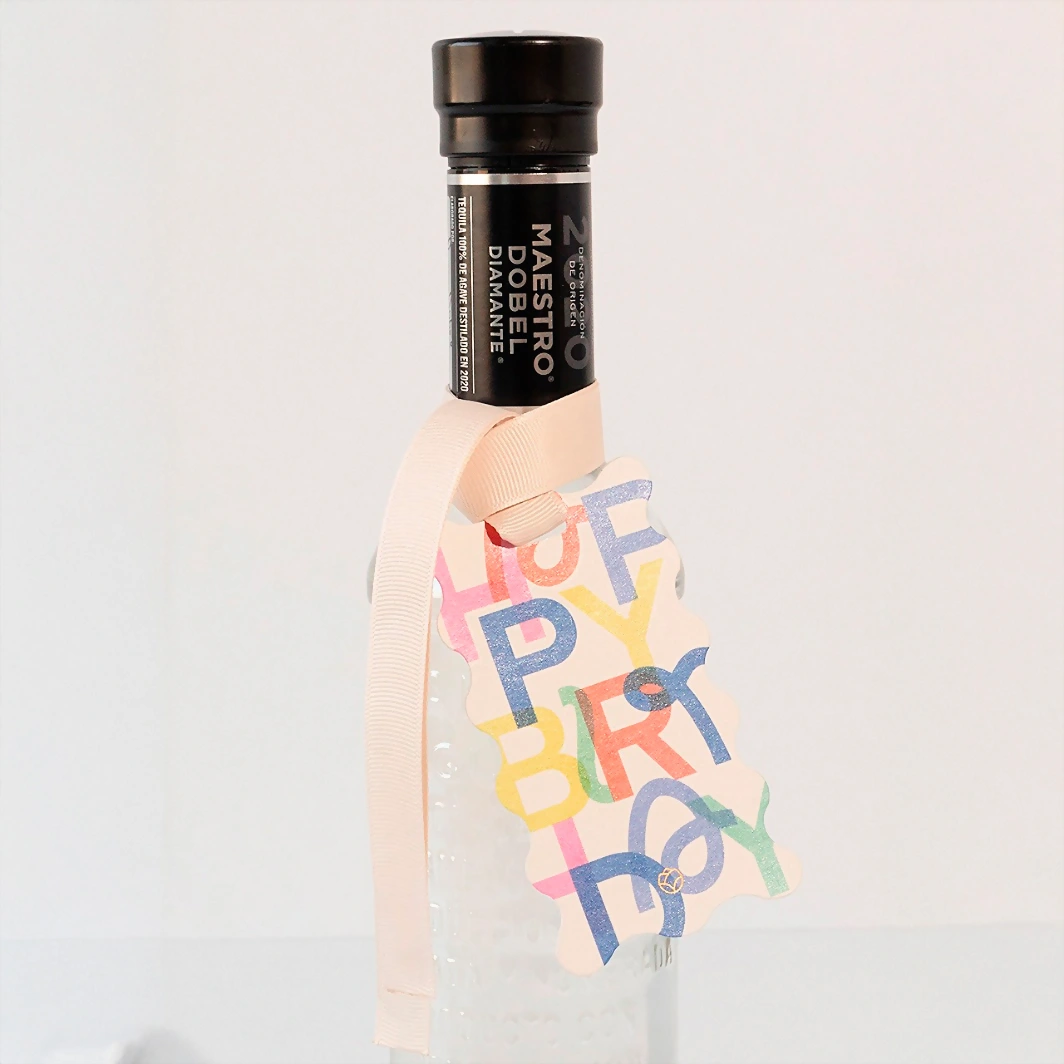 Tequila con Distintivo Happy Birthday 21453