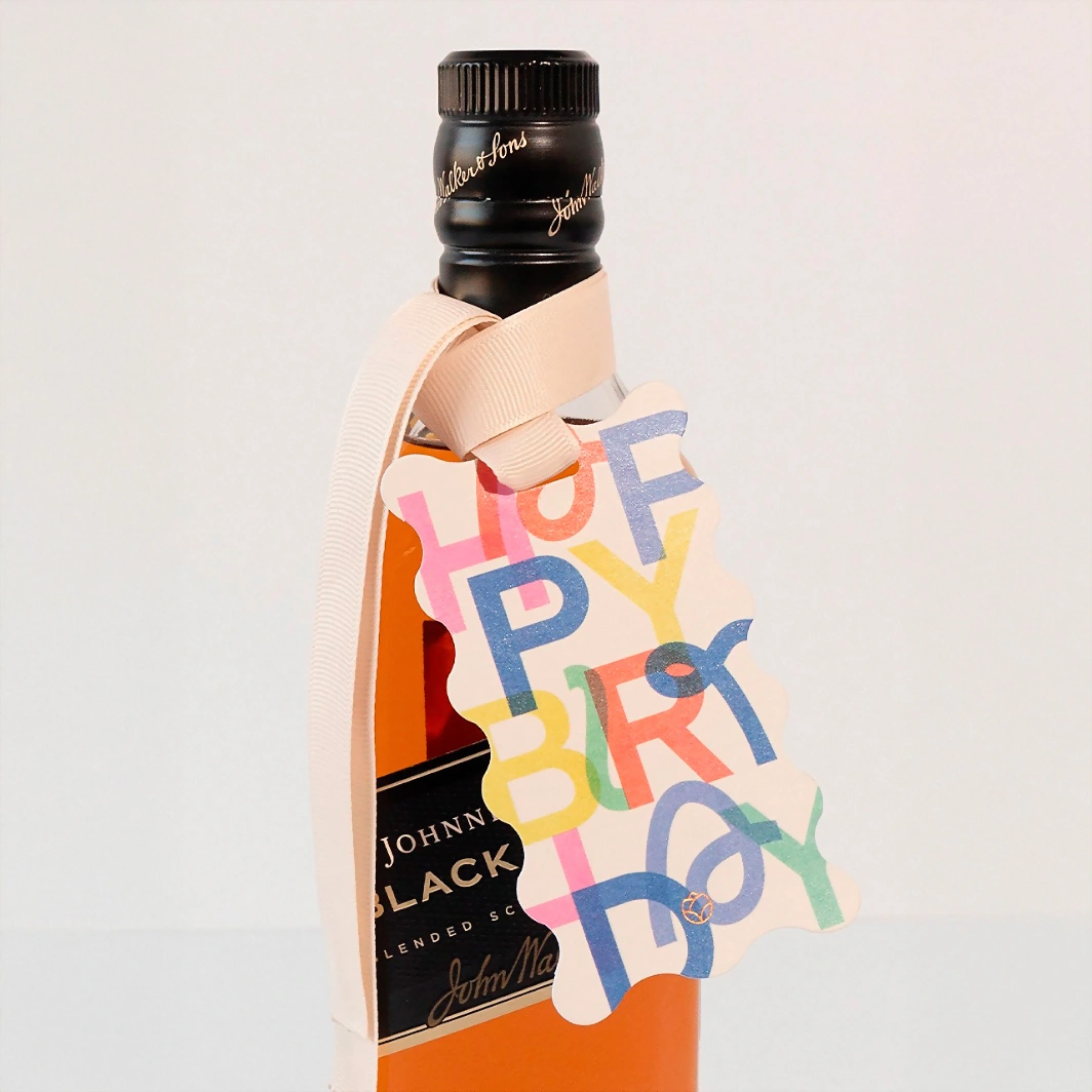 Whisky con Distintivo Happy Birthday 21455