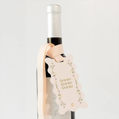 Vino con Distintivo Gracias 21469