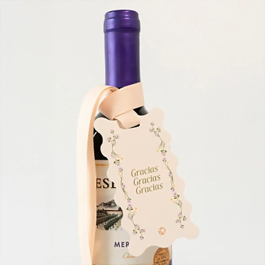 Vino con Distintivo Gracias 21471