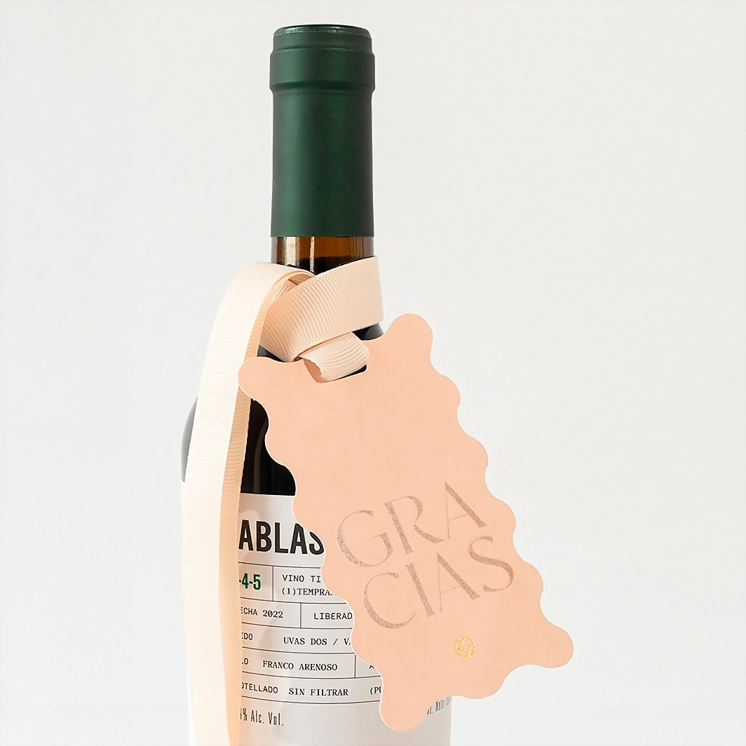 Vino con Distintivo Gracias 21481