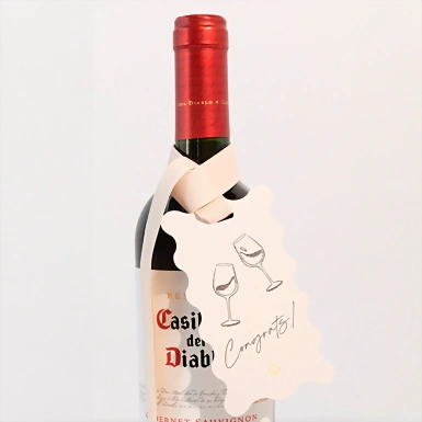 Wine with Tag Congrats 21496