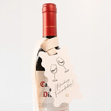 Wine with Tag Congratulations 21507