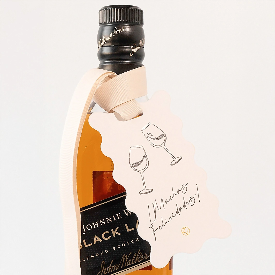 Whisky con Distintivo Muchas Felicidades 21512