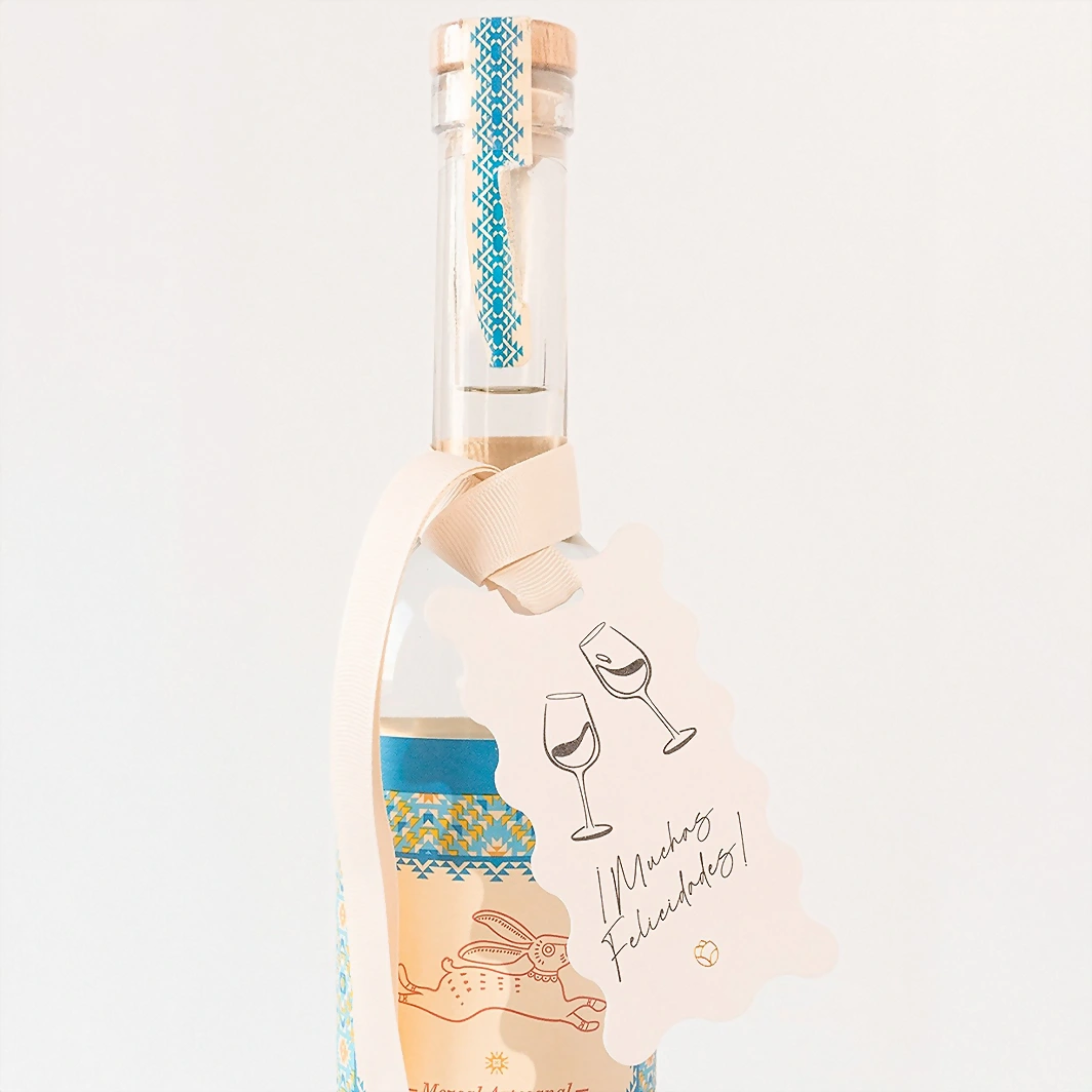Mezcal con Distintivo Muchas Felicidades 21513