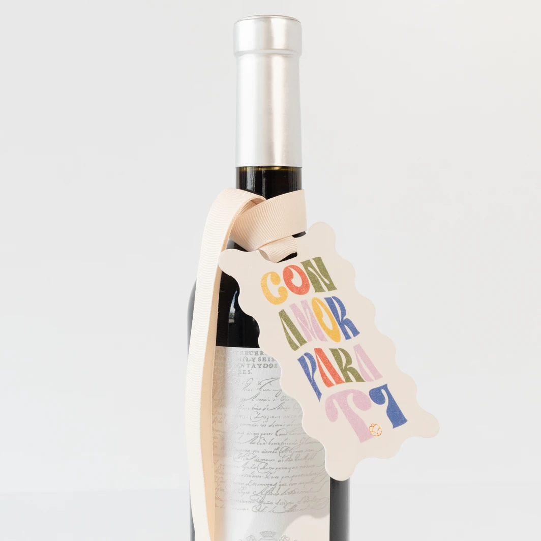 Vino Tinto con Distintivo Con Amor para Ti 21515