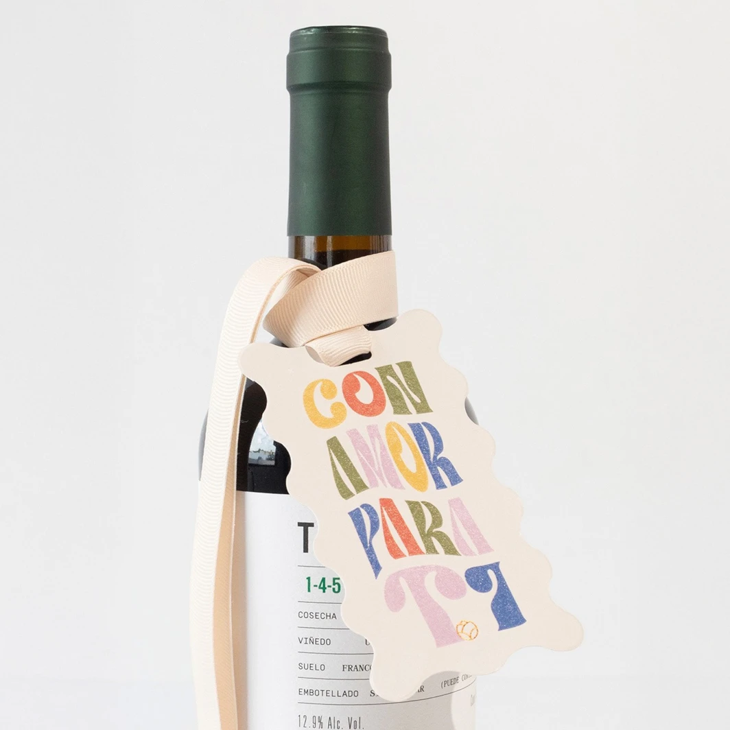 Vino Tinto con Distintivo Con Amor para Ti 21516