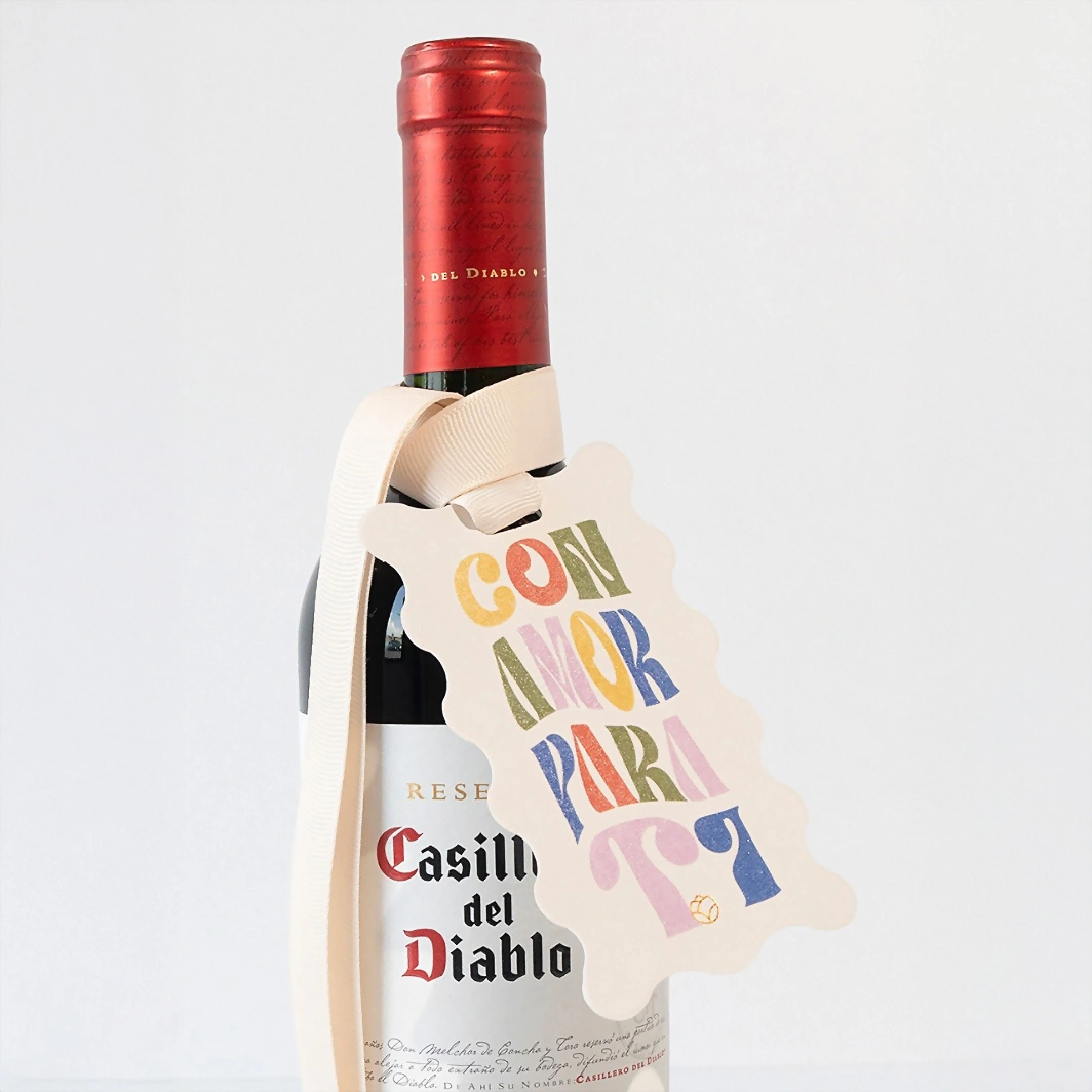 Vino Tinto con Distintivo Con Amor para Ti 21519