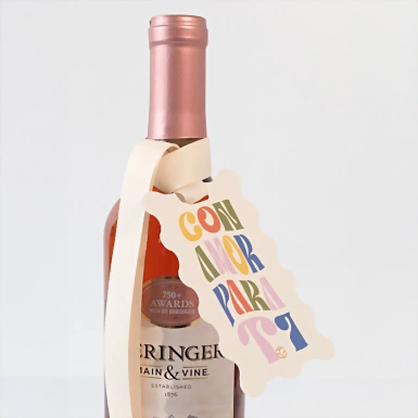Vino con Distintivo Con Amor para Ti 21520
