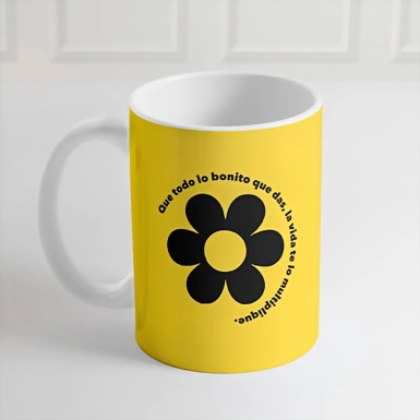 Personaliza Taza Diseño "Bonito Día" 15oz 21740-P