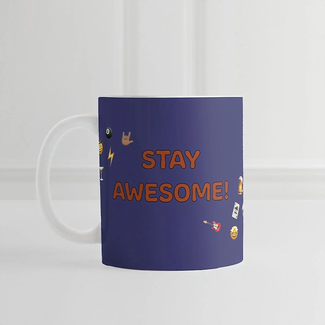 Personaliza Taza Diseño "Stay Awesome" 21741-P