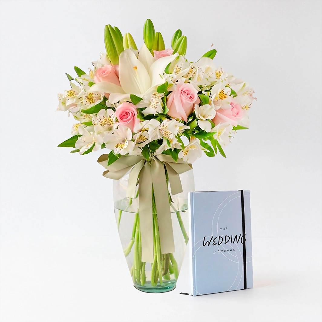 Journal Wedding con Rosas y Lilys 21809