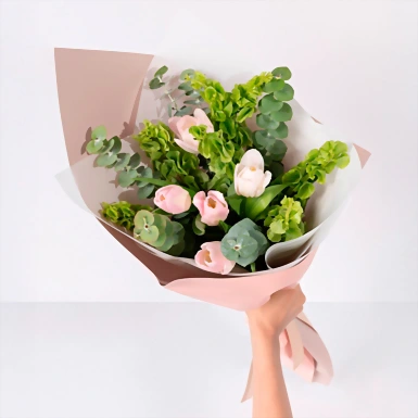 Ramo de Tulipanes Rosa 21824