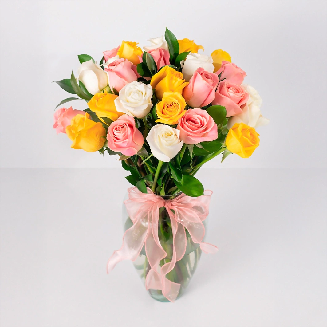 Arreglo de 24 Rosas Combinadas 21830