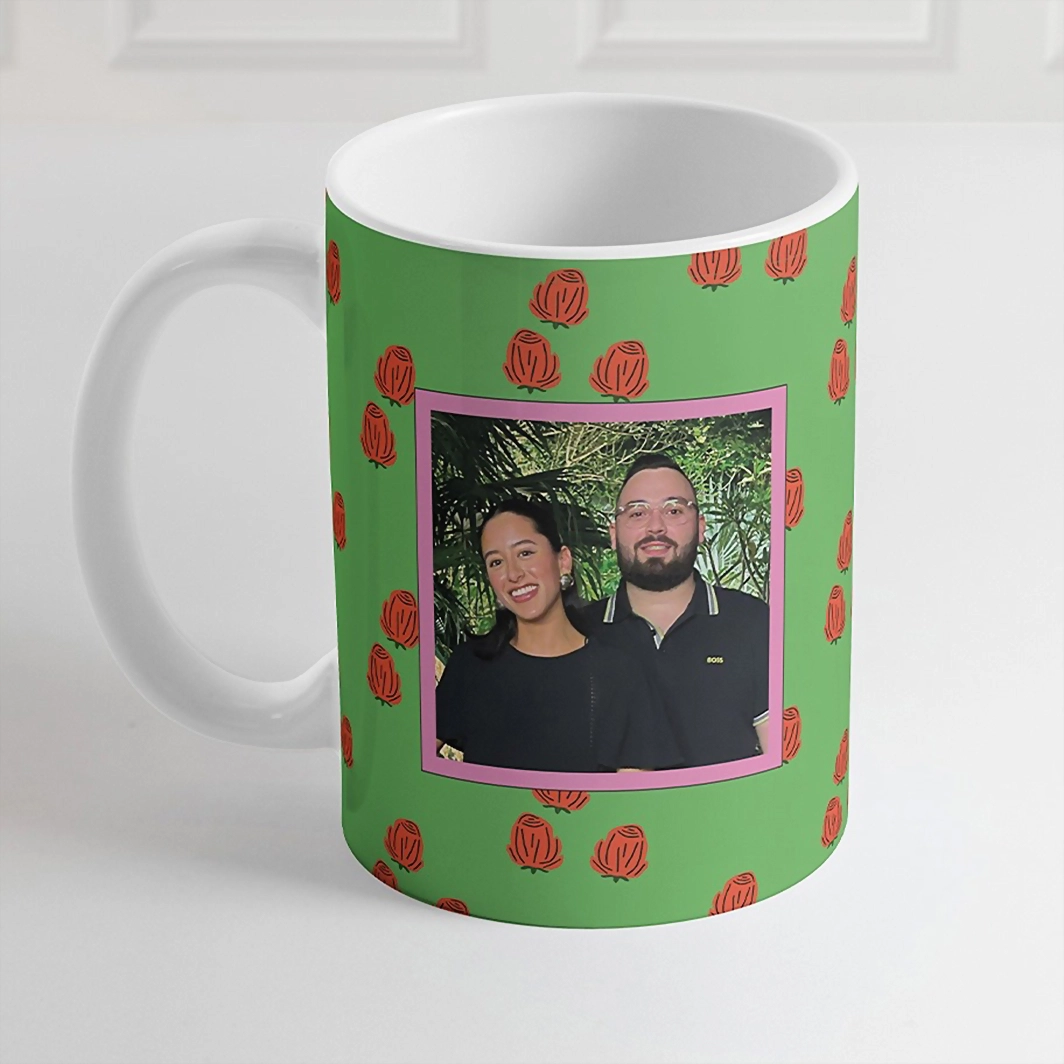 Personaliza Taza Diseño "El amor florece" 21921-P