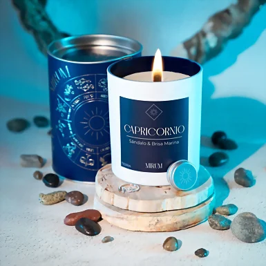 Vela con Anillo Signo Capricornio Mirum 400 ml 21948