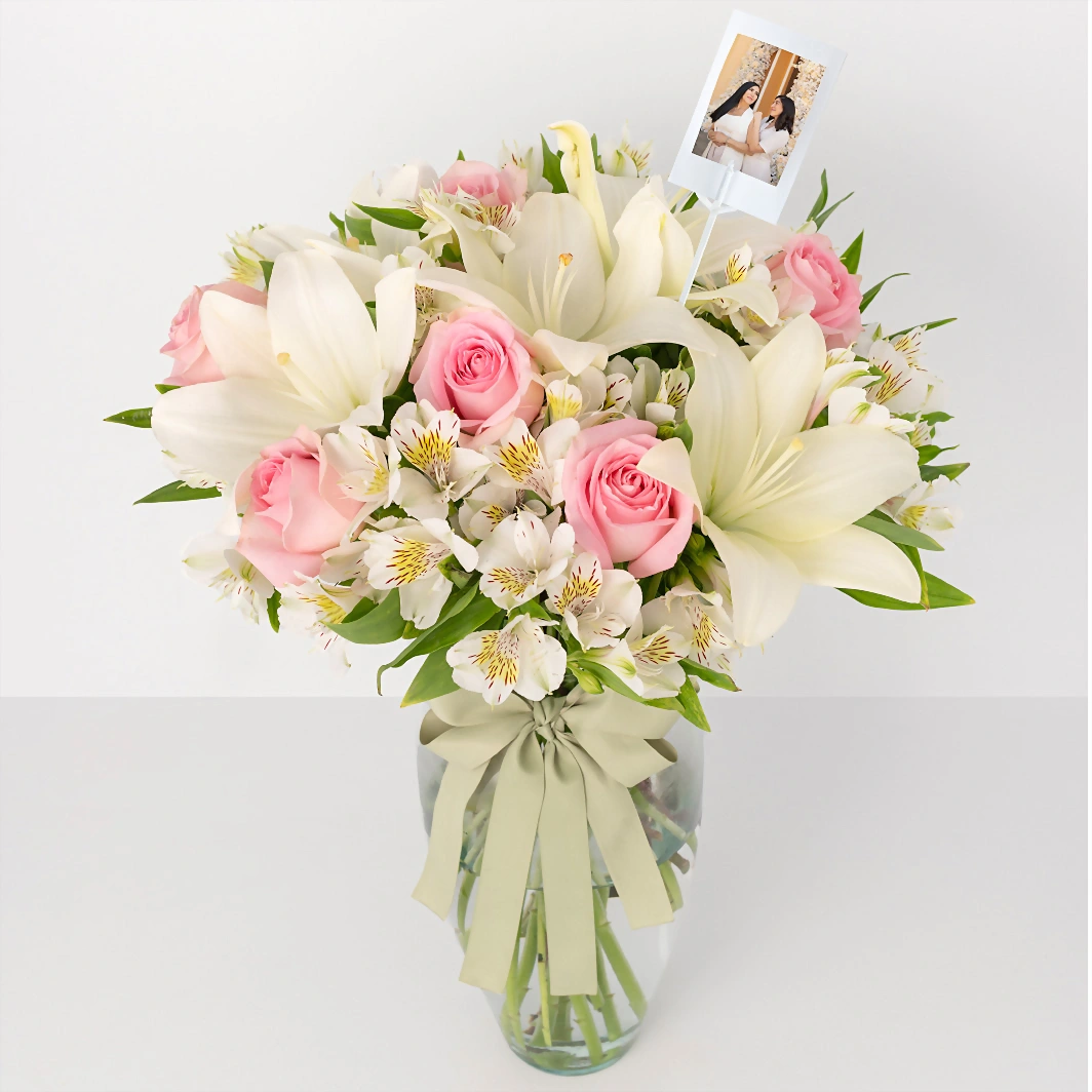 Personaliza con Mini Foto 6 Rosas y Lilys 21978