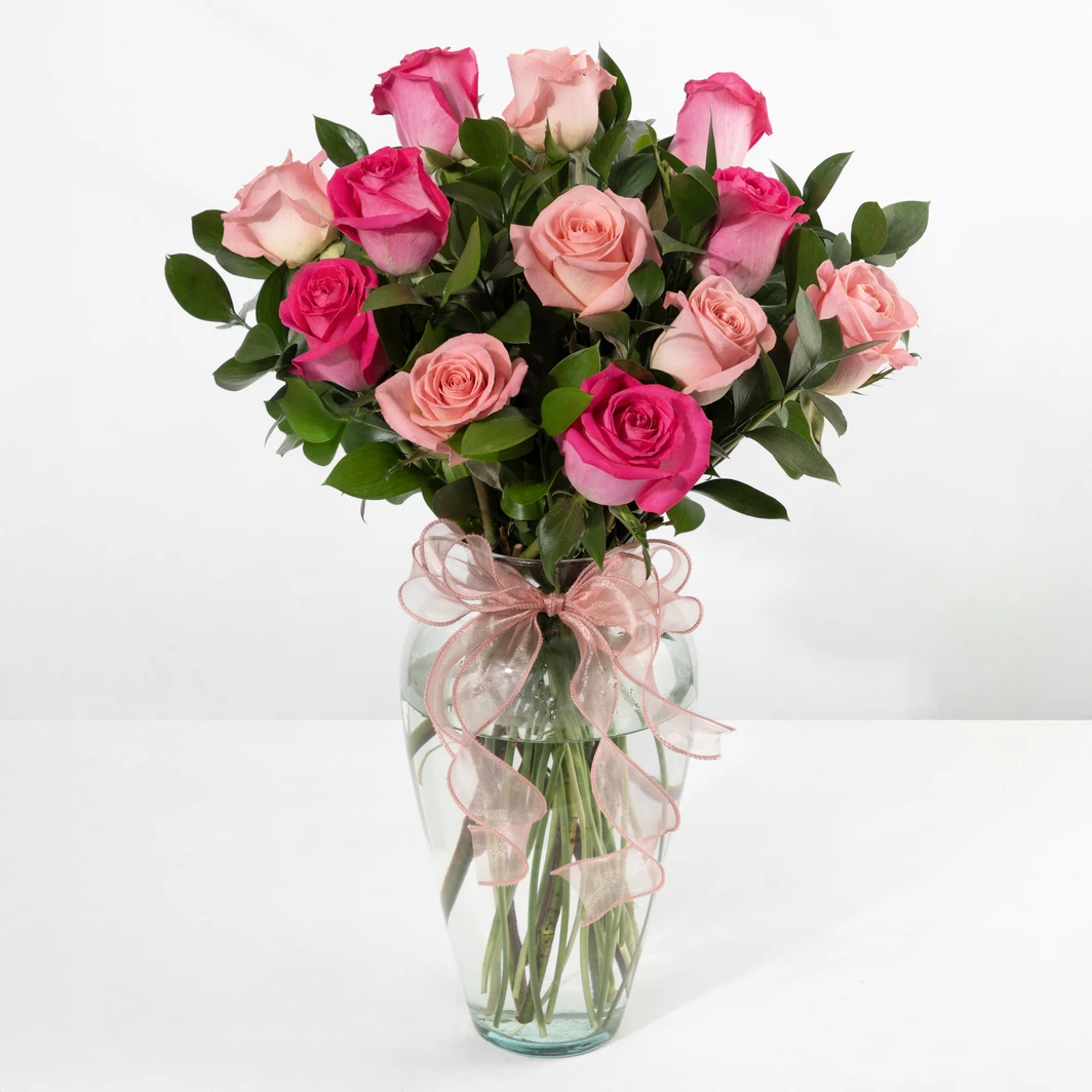 Sueño de Rosas con 12 Rosas Rosas 22056