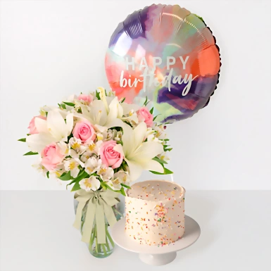 Kit Cumpleañero Lilys y Pastel de Cumpleaños 22078