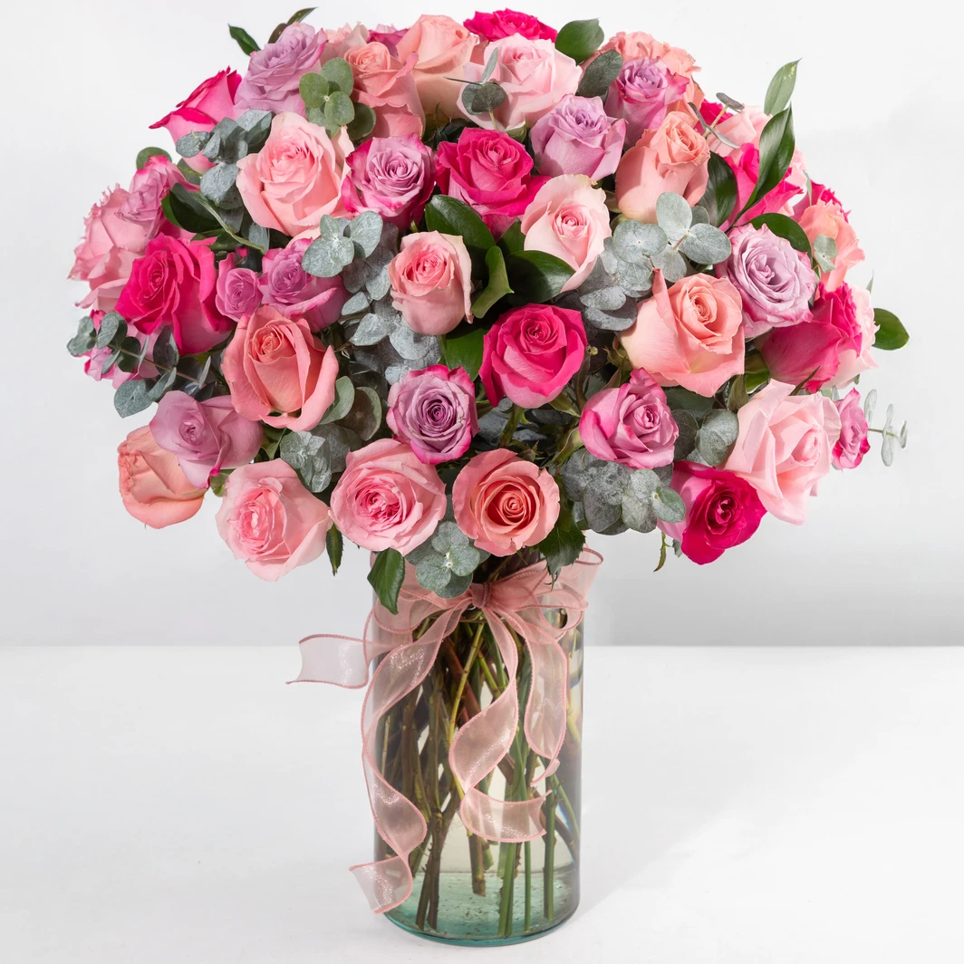 Arreglo de 50 Rosas Rosa Combinadas 22133