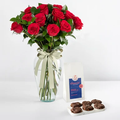 Rosas Rojas con Tortugas Elemental Chocolatería 22169