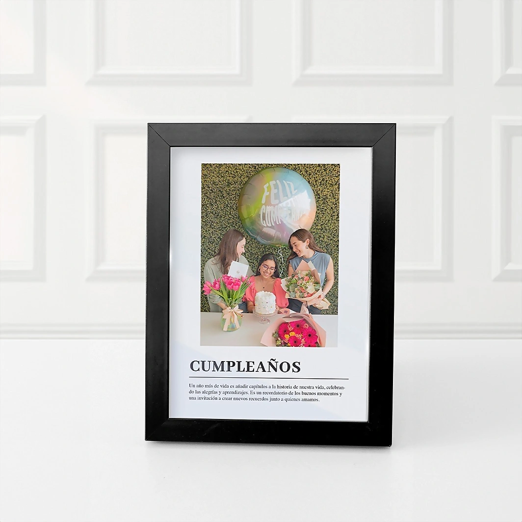 Black Small Birthday Frame 22179-P