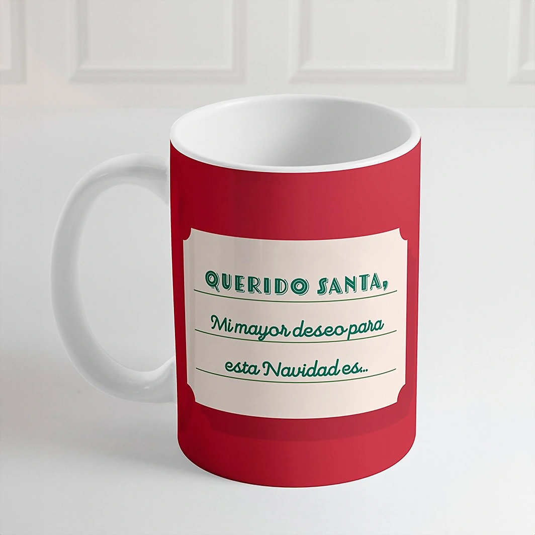 Personaliza taza diseño "Querido Santa" 15 oz 22225-P