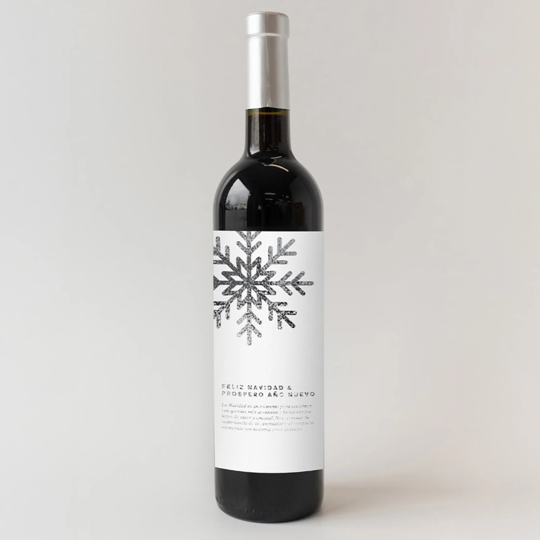 Vino 3V con etiqueta "Snowflake" 22315