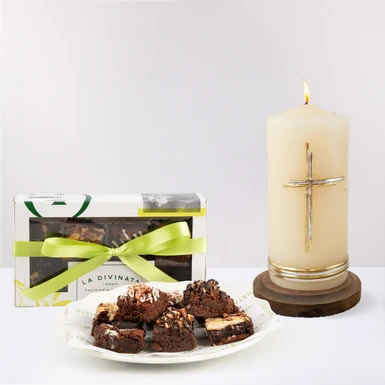 Cirio Cruz con Brownies La Divinata 22488