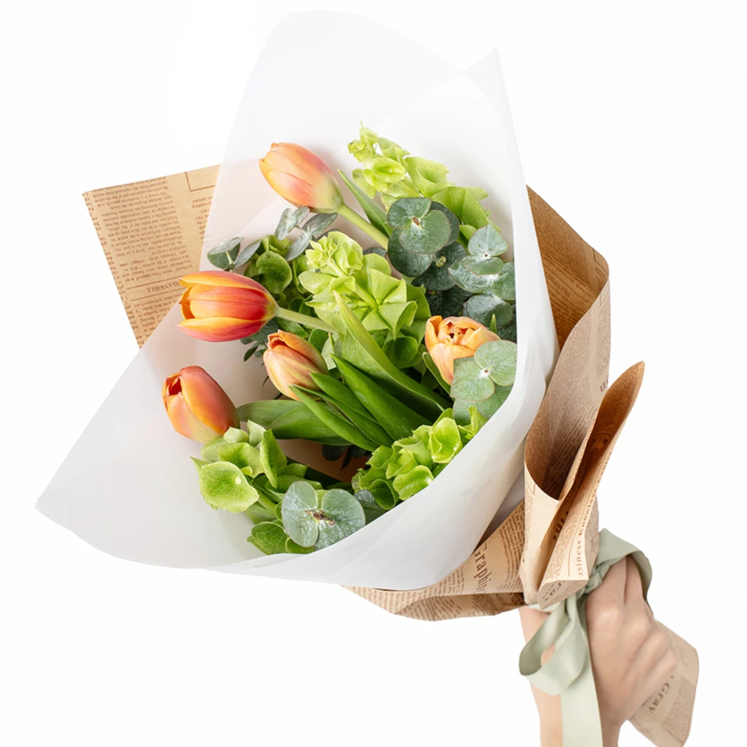 Ramo de Tulipanes Naranjas 22507