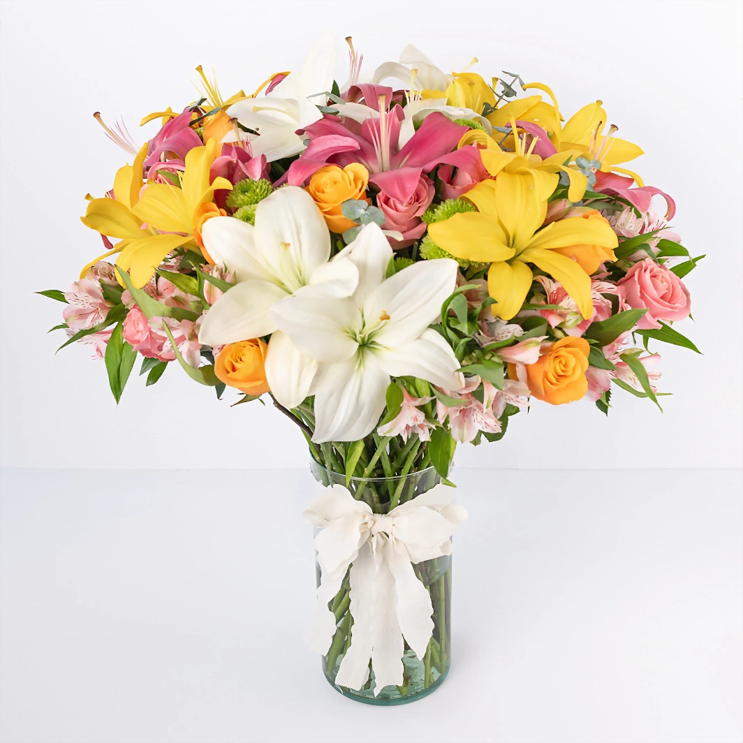 Floral Euphoria with Lilys Combination 22573