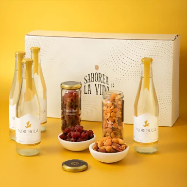 Regalo con Drinks Nordicca  y Botanas 22718