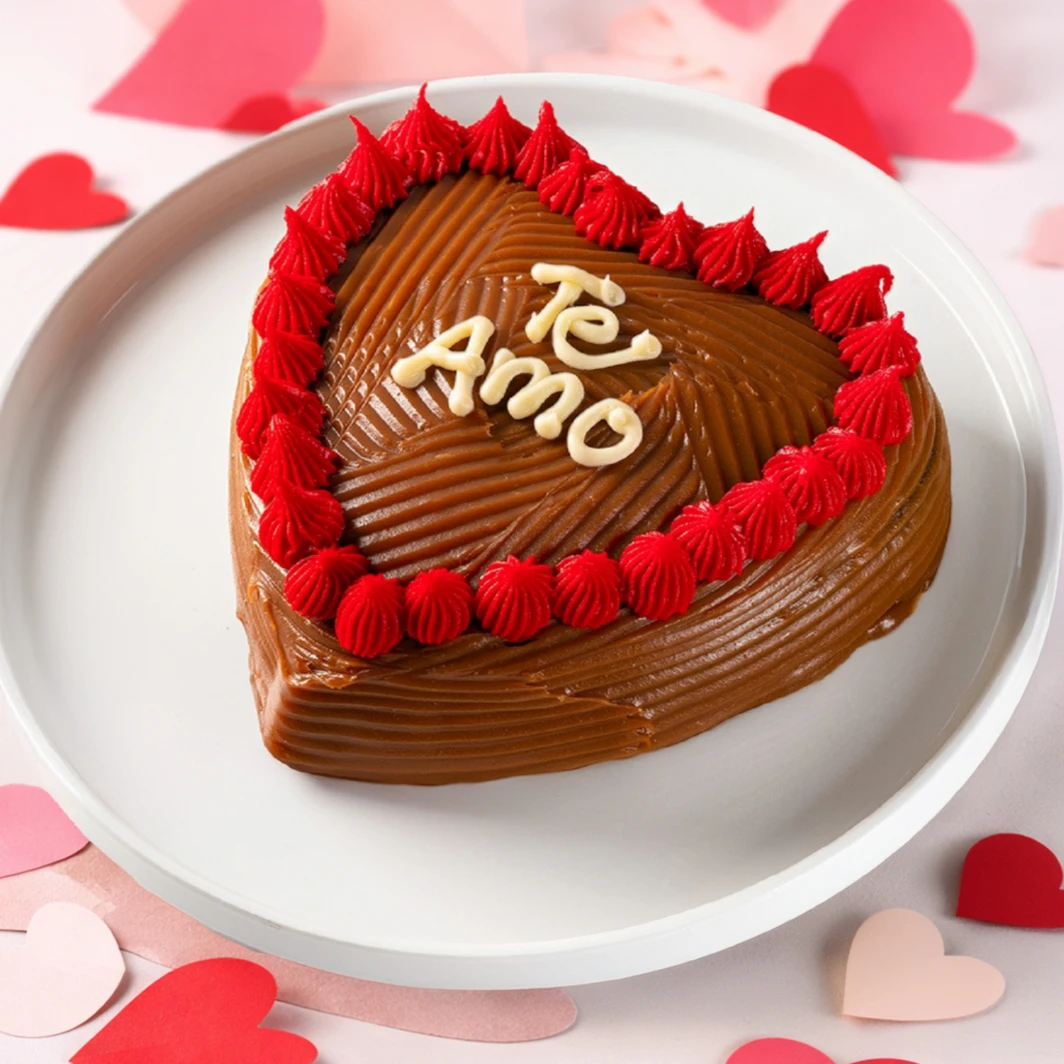 Pastel Cajeta Corazón La Casita  22738