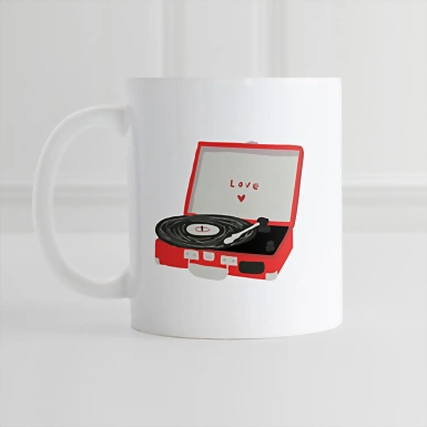 Personaliza taza diseño "Retro Love" 15oz 22795-P