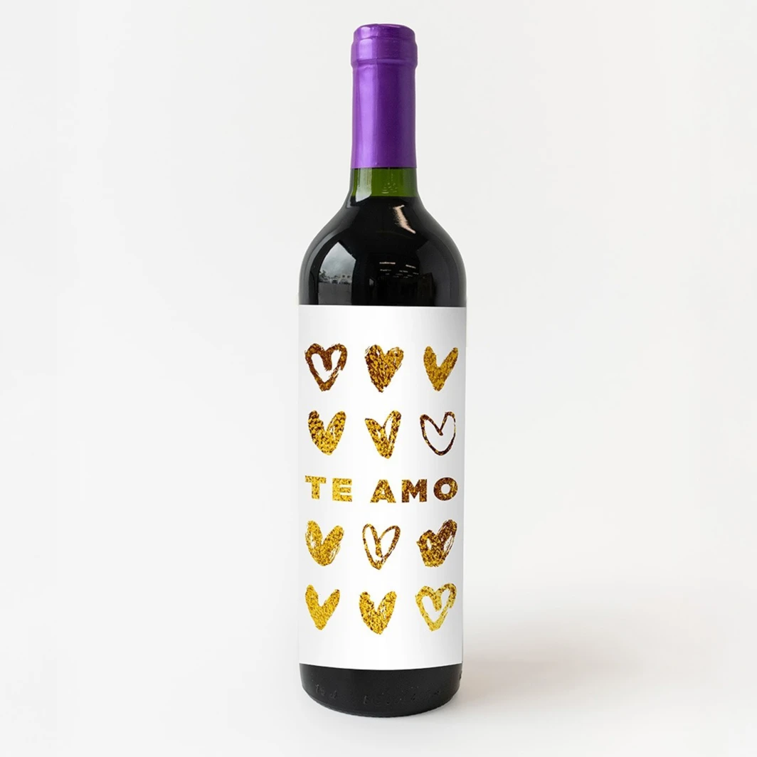 Vino Concha y Toro con etiqueta "Te amo" 23059