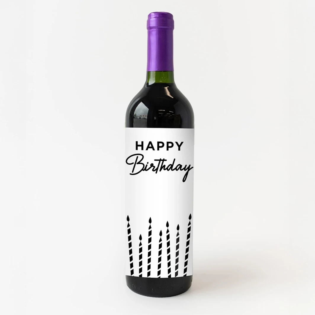 Vino Concha y Toro con etiqueta "Happy birthday" 23060