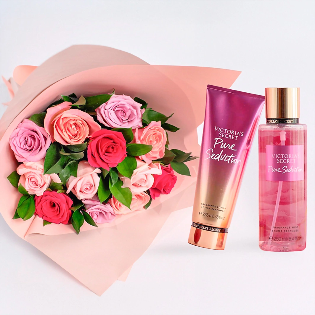 Rosas Rojas con Body Pure Seduction 23169