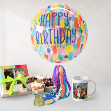 Personaliza taza de 15oz con foto, muffins La Divinata y Globo 23210